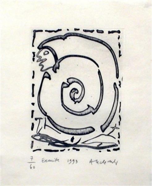 Grote foto gevraagd werken pierre alechinsky e.a. antiek en kunst litho en zeefdrukken