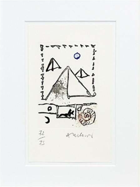 Grote foto gevraagd werken pierre alechinsky e.a. antiek en kunst litho en zeefdrukken