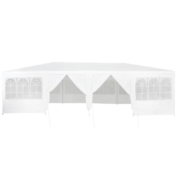 Grote foto vidaxl partytent wit 800 x 400 x 266 cm polyetheen tuin en terras overige tuin en terras