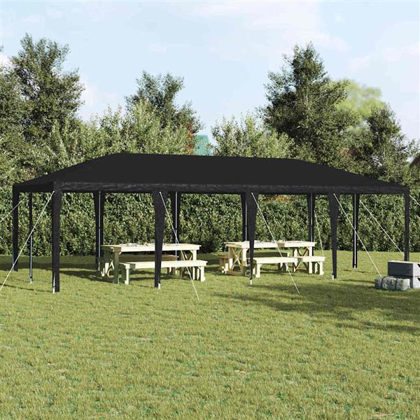 Grote foto vidaxl partytent antraciet 800 x 400 x 266 cm polyethyleen en staal tuin en terras overige tuin en terras