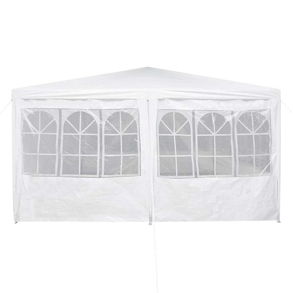 Grote foto vidaxl partytent wit 800 x 400 x 266 cm polyetheen tuin en terras overige tuin en terras