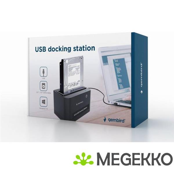 Grote foto gembird hd32 u2s 5 basisstation voor opslagstations usb 2.0 type b zwart computers en software overige computers en software