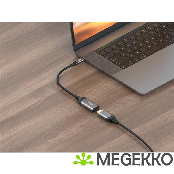 Grote foto equip 133493 video kabel adapter 0 15 m usb type c displayport zwart grijs computers en software overige computers en software