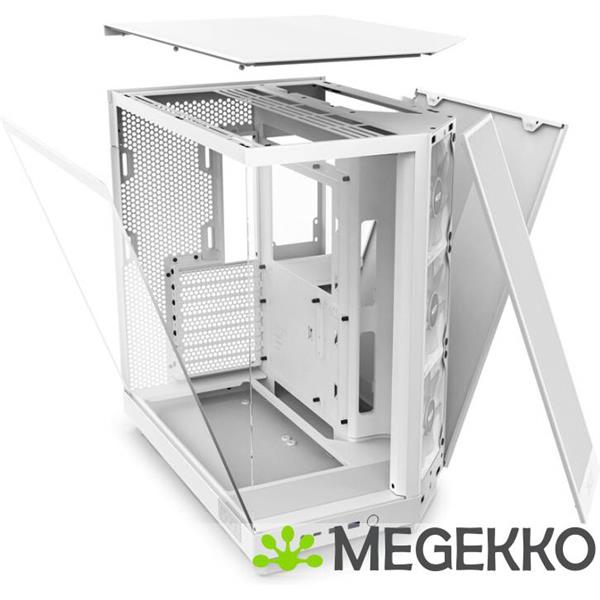 Grote foto nzxt h6 flow rgb white computers en software behuizingen en kasten