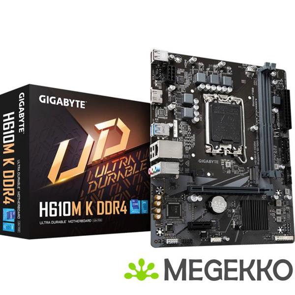 Grote foto gigabyte h610m k ddr4 computers en software moederborden
