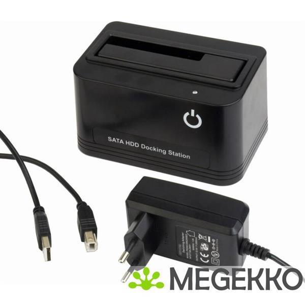 Grote foto gembird hd32 u2s 5 basisstation voor opslagstations usb 2.0 type b zwart computers en software harde schijven