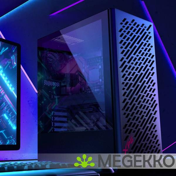 Grote foto xpg valor air midi tower zwart computers en software behuizingen en kasten