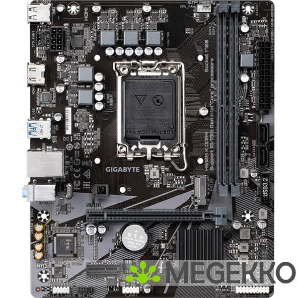 Grote foto gigabyte h610m k ddr4 computers en software moederborden