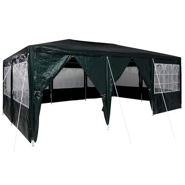 Grote foto vidaxl partytent groen 600 x 400 x 266 cm polyetheen tuin en terras overige tuin en terras