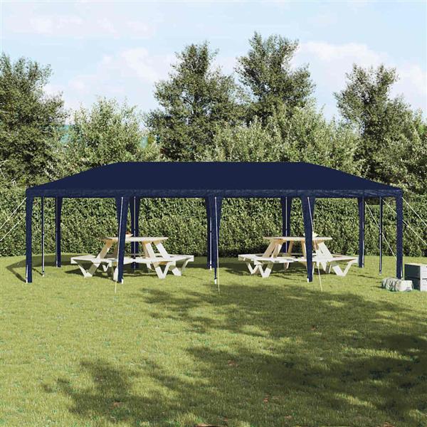 Grote foto vidaxl partytent blauw 800 x 400 x 266 cm polyethyleen en staal tuin en terras overige tuin en terras