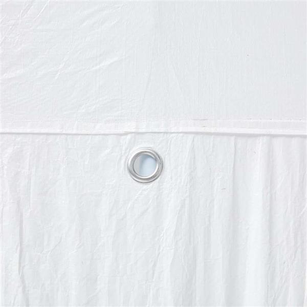 Grote foto vidaxl partytent wit 800 x 400 x 266 cm polyethyleen en staal tuin en terras overige tuin en terras