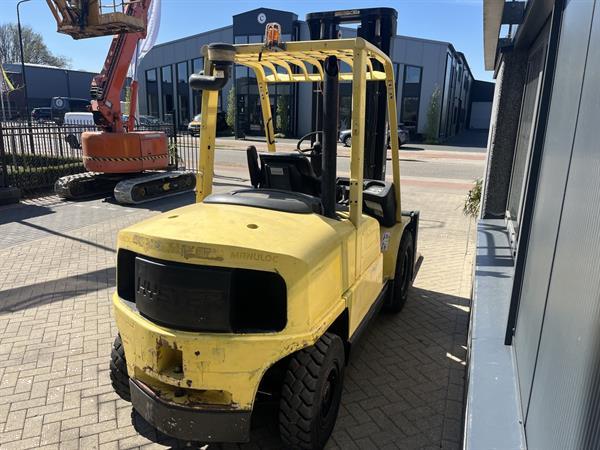 Grote foto heftruck hyster h4.50xm duplo 400 sideshift forkpositioner perkins diesel agrarisch heftrucks