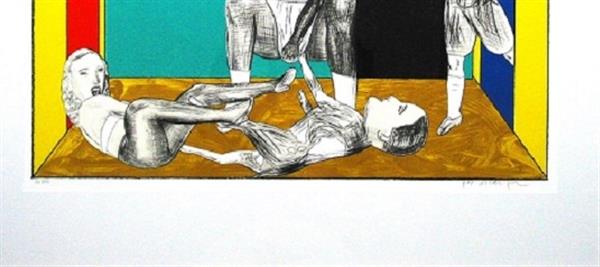 Grote foto pat andrea lanegresse antiek en kunst litho en zeefdrukken