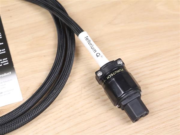 Grote foto tellurium q silver highend audio power cable 2 0 metre audio tv en foto onderdelen en accessoires