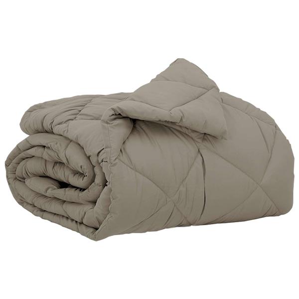 Grote foto vidaxl vol jaar dekbed lichtgrijs 220 x 155 cm microfiber huis en inrichting bedden