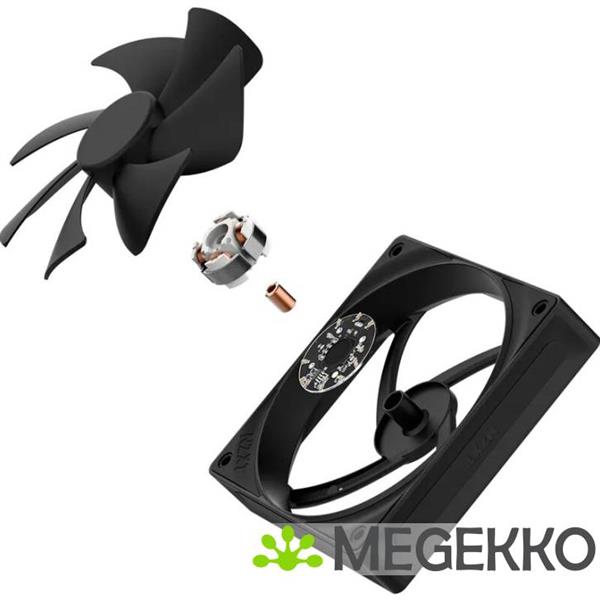 Grote foto nzxt f120p 120mm black static pressure computers en software overige computers en software