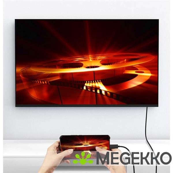 Grote foto equip 133423 video kabel adapter 3 m usb type c displayport grijs computers en software overige computers en software