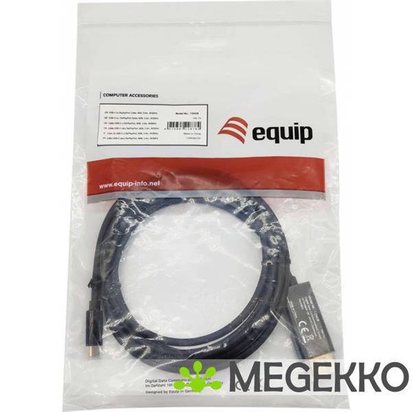 Grote foto equip 133428 video kabel adapter 3 m usb type c displayport grijs computers en software overige computers en software