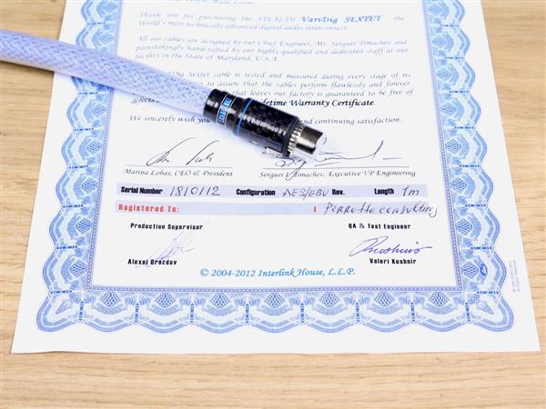 Grote foto stealth audio varidig sextet high end digital audio aes ebu interconnect xlr 1 0 metre audio tv en foto onderdelen en accessoires