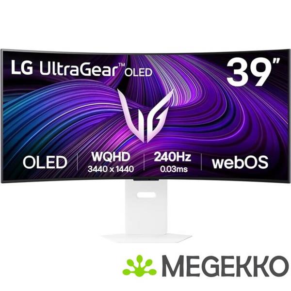 Grote foto lg ultragear 39gx90sa w 39 wide quad hd 240hz curved oled gaming monitor computers en software overige computers en software
