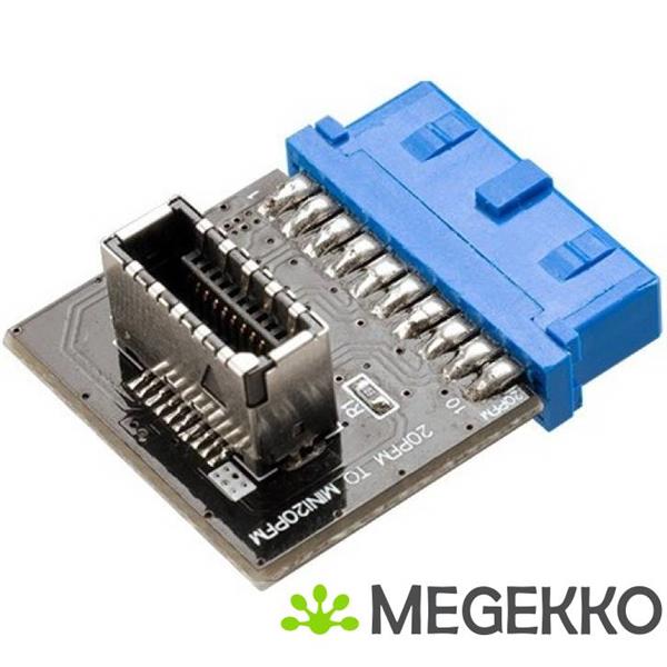 Grote foto akasa 20 pin usb 3.1 internal connector computers en software overige computers en software