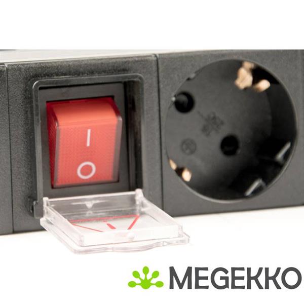 Grote foto gembird eg pdu 014 c14 stekkerdoos 8 ac uitgangen 1u zwart computers en software overige