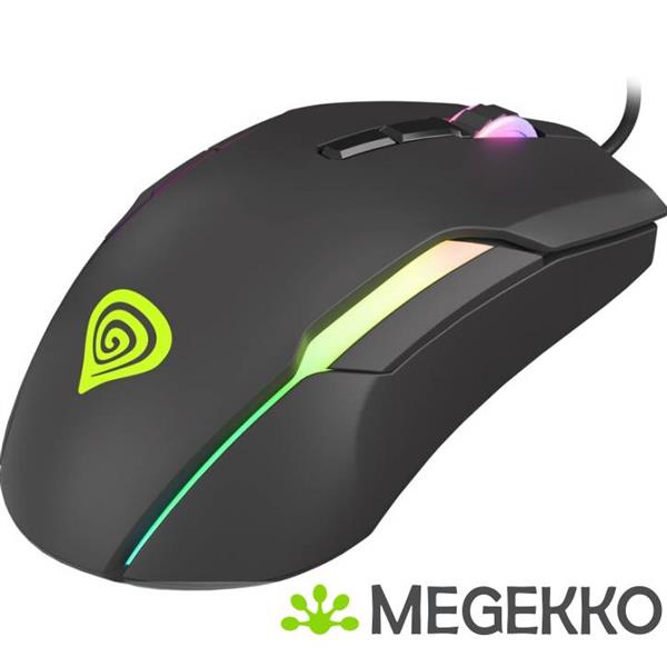 Grote foto genesis nmg 1572 xenon 220 usb gaming muis ambidextrous zwart computers en software overige computers en software