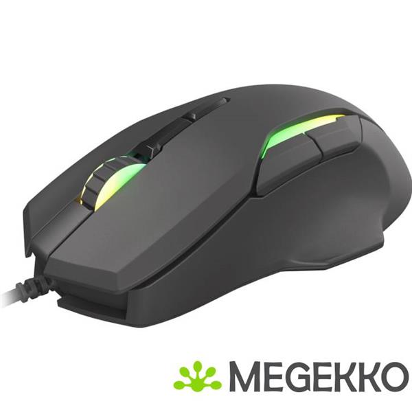 Grote foto genesis nmg 1572 xenon 220 usb gaming muis ambidextrous zwart computers en software overige computers en software