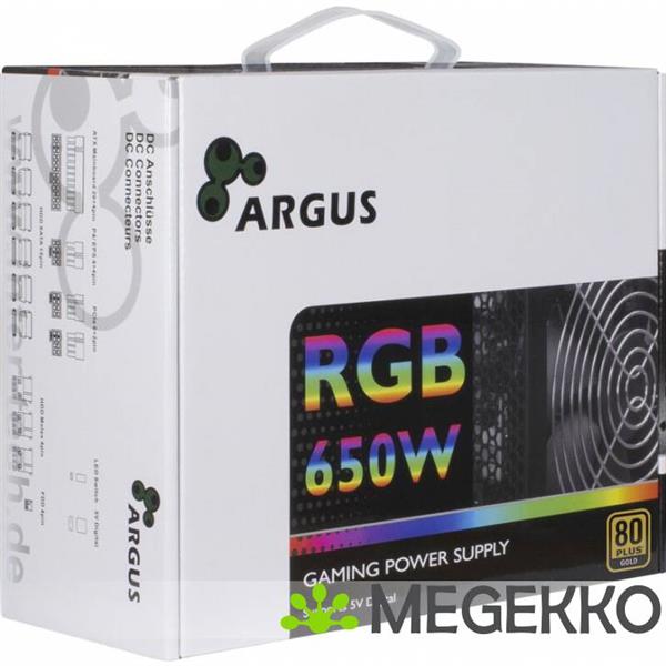Grote foto inter tech argus rgb 650w cm ii power supply unit computers en software overige