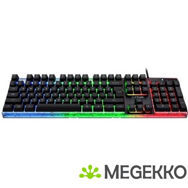 Grote foto trust gxt 838 azor bedraad zwart gaming toetsenbord en muis computers en software overige computers en software
