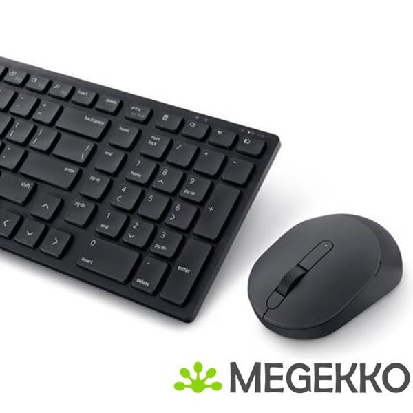 Grote foto dell km555 toetsenbord inclusief muis universeel rf draadloos bluetooth azerty belgisch zwart computers en software overige computers en software