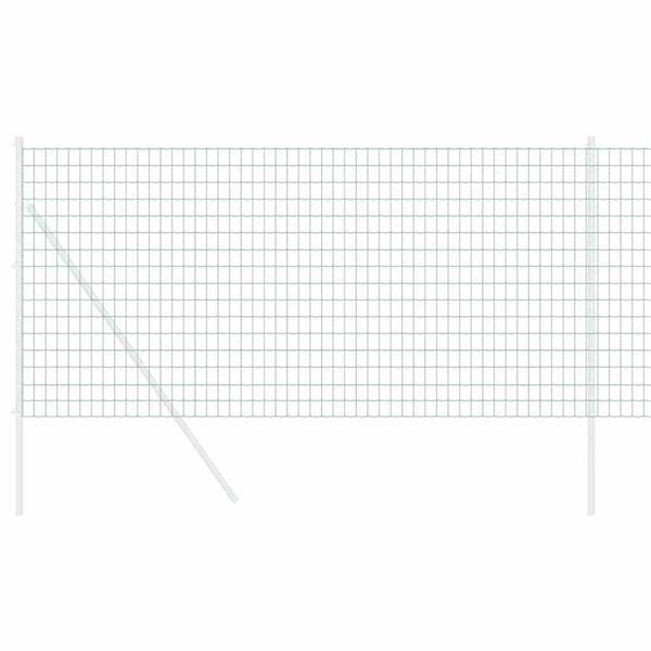Grote foto vidaxl euro hek groen 1 x 25m pvc gecoat ijzer tuin en terras hekken en schuttingen