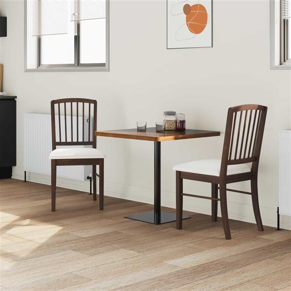 Grote foto vidaxl eettafelstoelen 2 pcs licht bruin 50 x 52 5 x 91 cm huis en inrichting stoelen