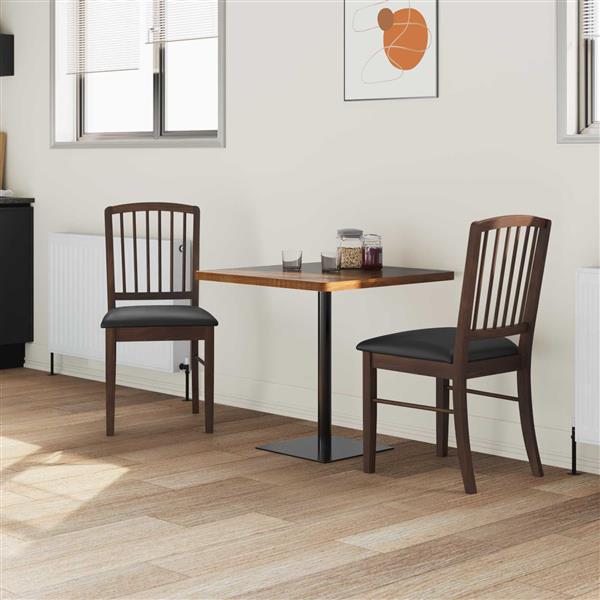 Grote foto vidaxl eettafelstoelen 2 pcs licht bruin 50 x 52 5 x 91 cm huis en inrichting stoelen