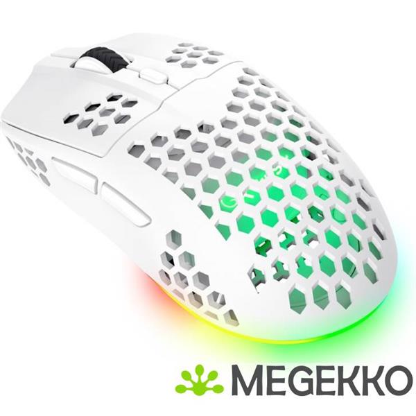 Grote foto trust gxt 929w helox draadloze witte gaming muis computers en software overige computers en software