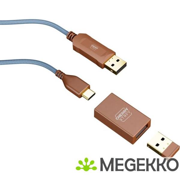 Grote foto cherry xtrfy m64 blauw draadloze gaming muis computers en software overige computers en software