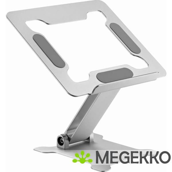 Grote foto gembird nbs d1 03 laptopstandaard zilver 39 6 cm 15.6 computers en software overige computers en software