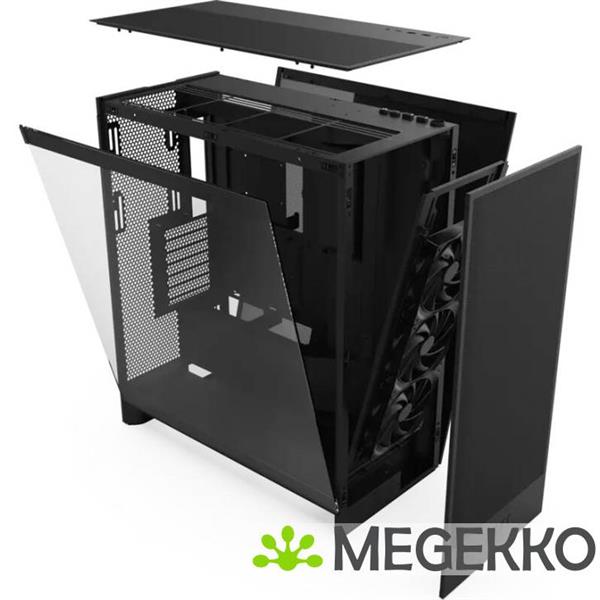Grote foto nzxt h7 flow black 2024 computers en software behuizingen en kasten