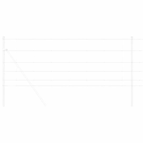 Grote foto vidaxl weidehekwerk zilver 50 x 0 8 m gegalvaniseerd staal tuin en terras hekken en schuttingen