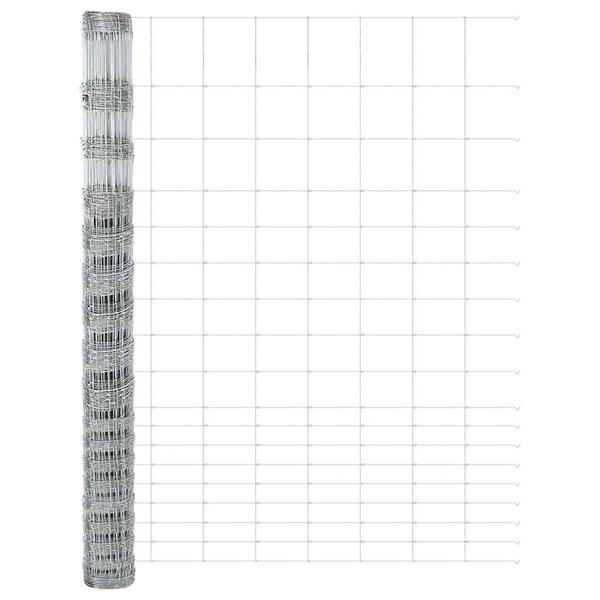 Grote foto vidaxl weidehekwerk zilver 25 x 1 5 m gegalvaniseerd staal tuin en terras hekken en schuttingen