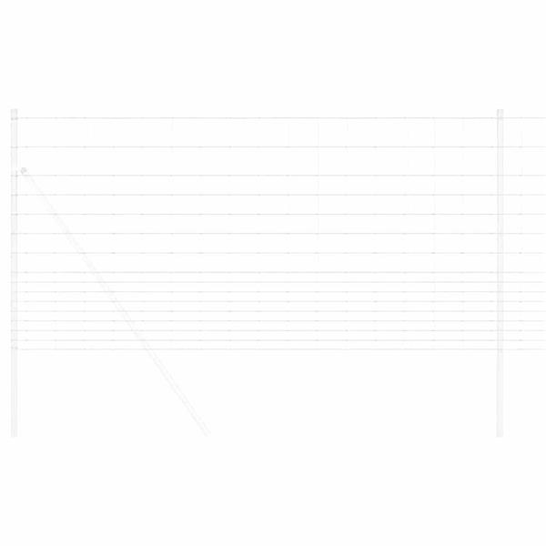 Grote foto vidaxl weidehekwerk zilver 25 x 1 2 m gegalvaniseerd staal tuin en terras hekken en schuttingen