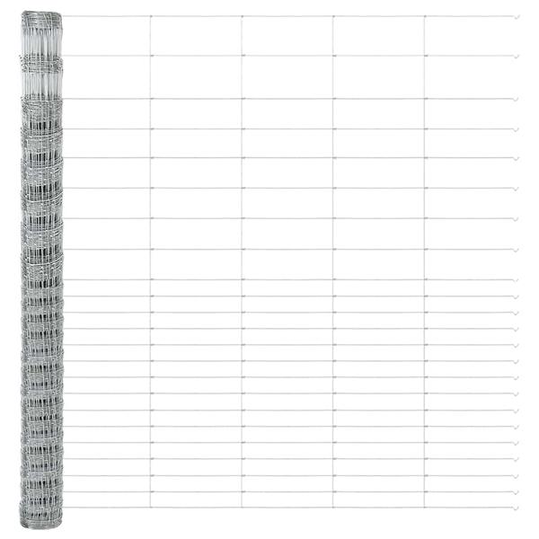 Grote foto vidaxl wilde hek warm verzinkt 1000 x 150 x 0 18 cm ijzer tuin en terras hekken en schuttingen