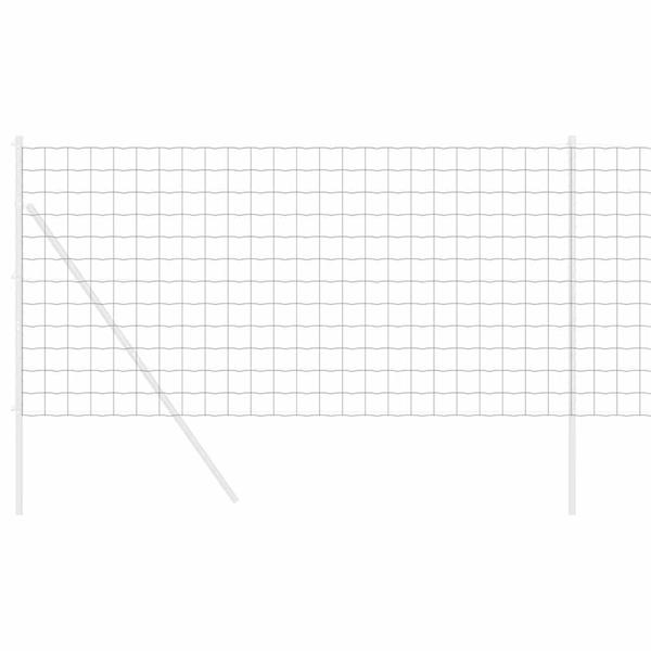 Grote foto vidaxl hexagon hek zilver 1 4 x 100 m gegalvaniseerd staal tuin en terras hekken en schuttingen