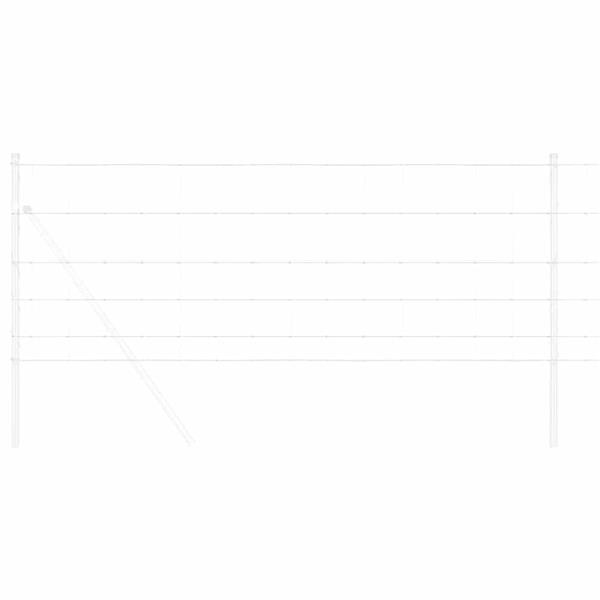 Grote foto vidaxl weidehekwerk zilver 100 x 0 8 m gegalvaniseerd staal tuin en terras hekken en schuttingen