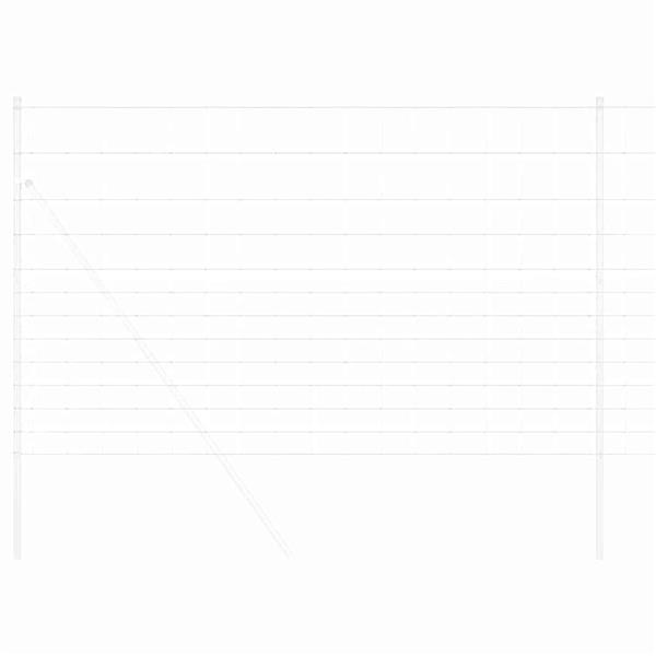 Grote foto vidaxl weidehekwerk zilver 50 x 1 5 m gegalvaniseerd staal tuin en terras hekken en schuttingen