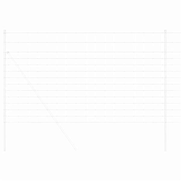 Grote foto vidaxl weidehekwerk zilver 50 x 1 4 m gegalvaniseerd staal tuin en terras hekken en schuttingen