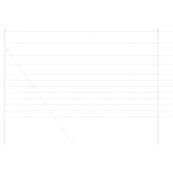 Grote foto vidaxl weidehekwerk zilver 50 x 1 4 m gegalvaniseerd staal tuin en terras hekken en schuttingen