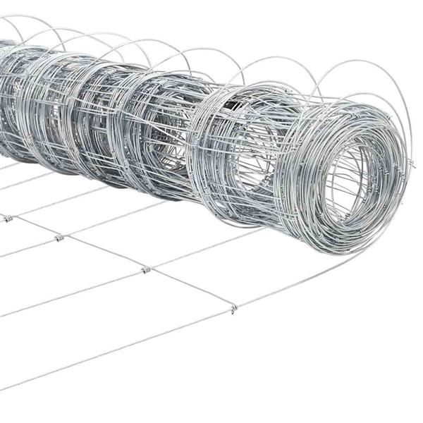 Grote foto vidaxl weidehekwerk zilver 25 x 1 4 m gegalvaniseerd staal tuin en terras hekken en schuttingen