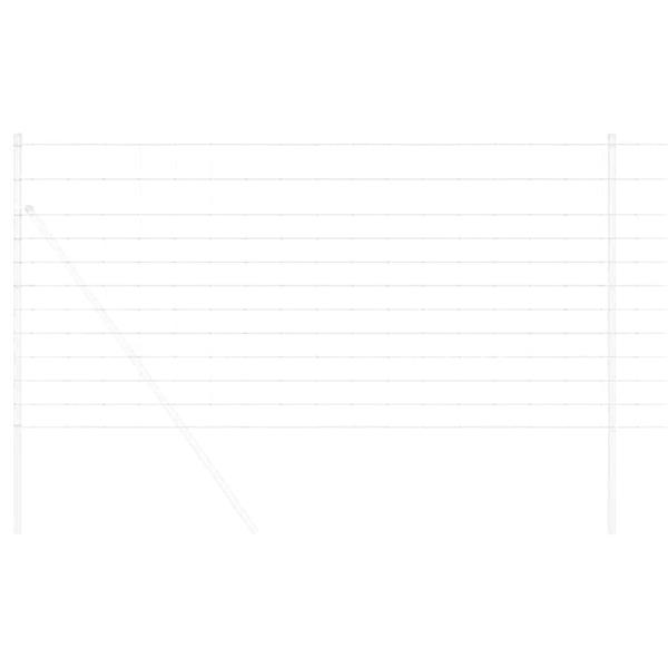 Grote foto vidaxl wilde hek warm verzinkt 1000 x 120 x 0 18 cm ijzer tuin en terras hekken en schuttingen