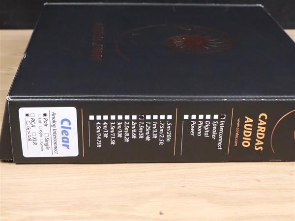 Grote foto cardas clear high end audio interconnects xlr 1 5 metre audio tv en foto onderdelen en accessoires